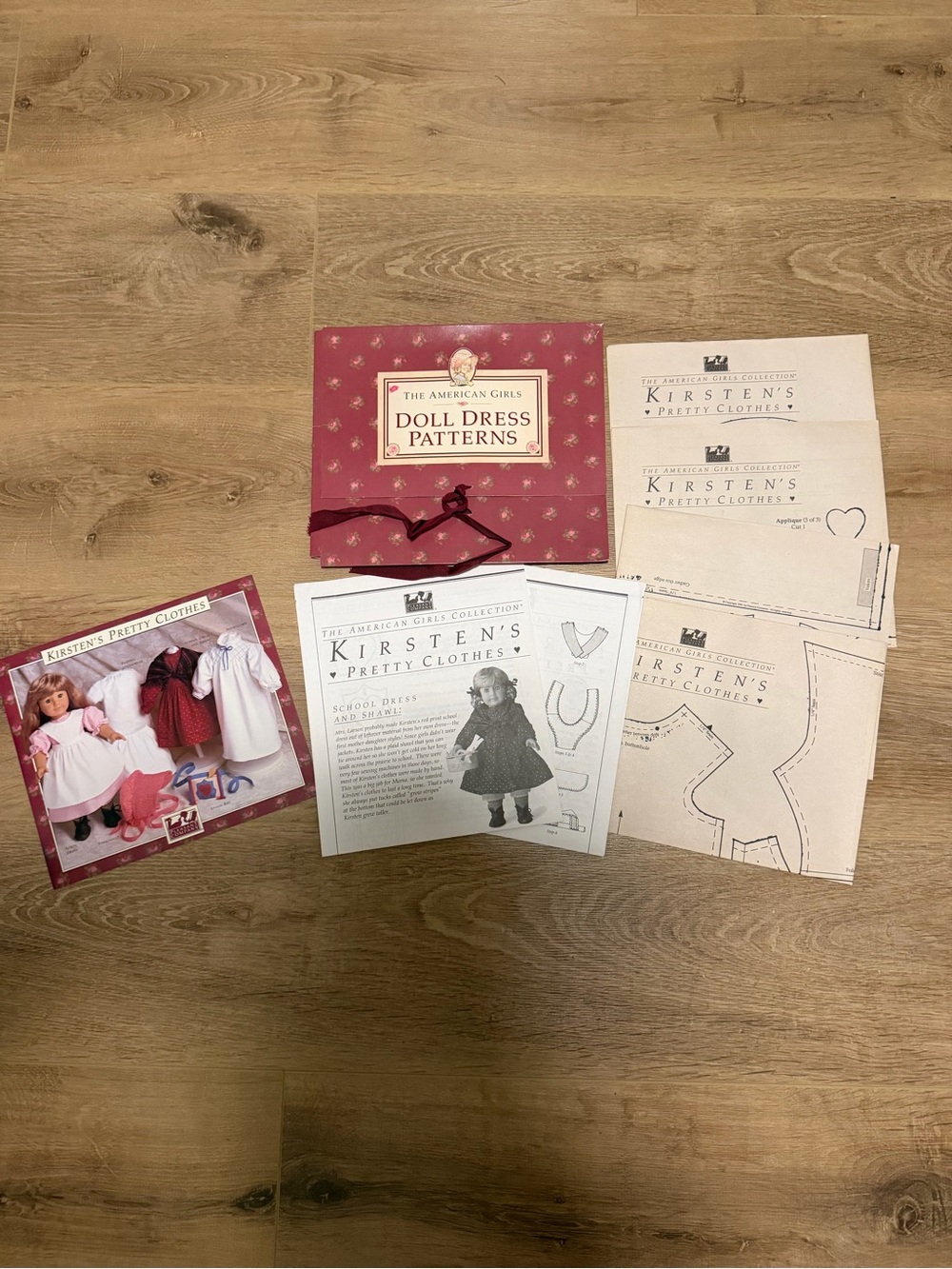 American Girl Doll Kirsten Dress Patterns Kit